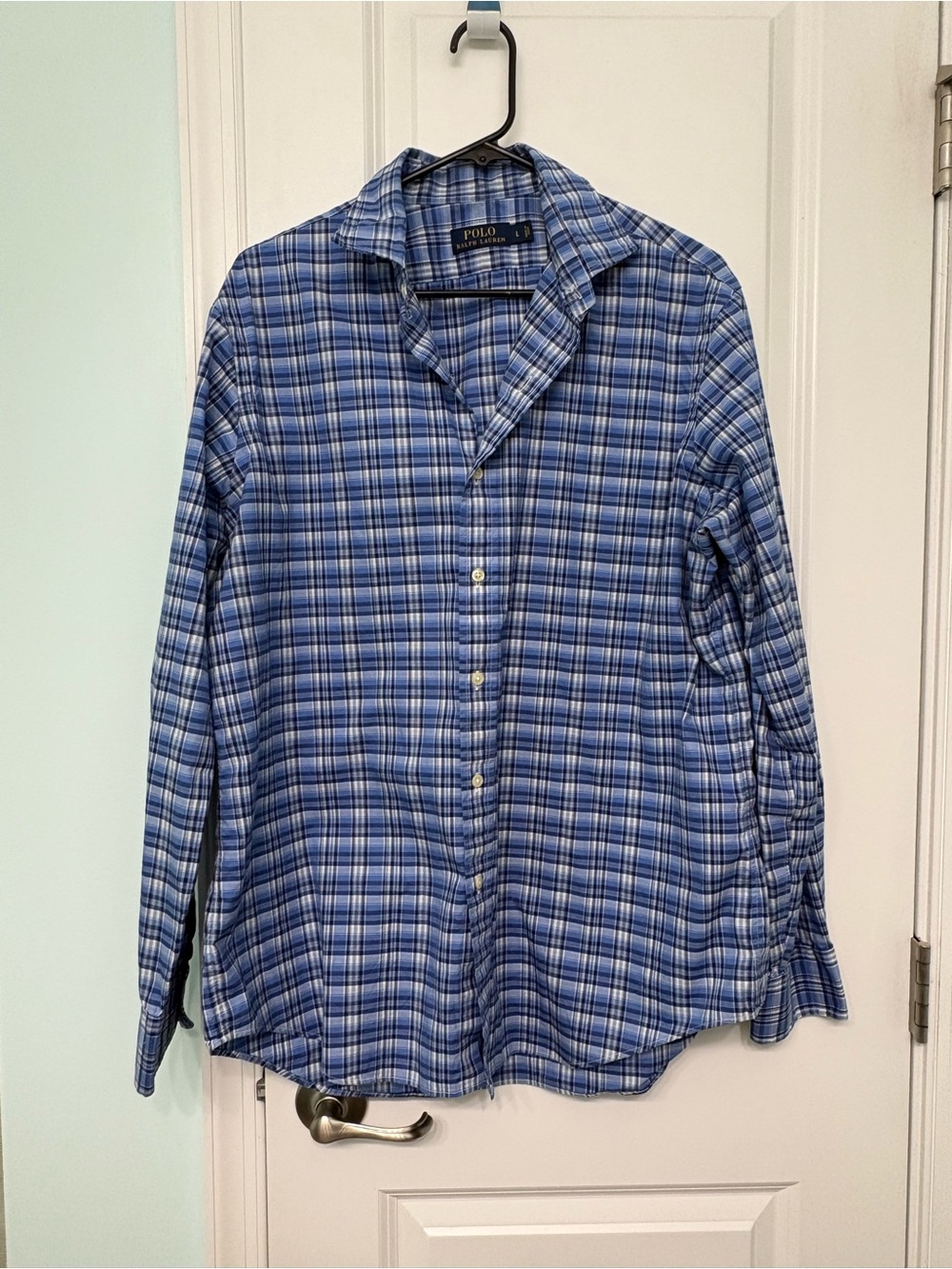 Polo by Ralph Lauren Blue Plaid Button-Front Shirt